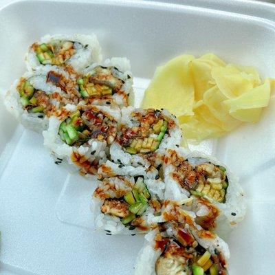 Eel and cucumber roll (Unakiyou Maki)