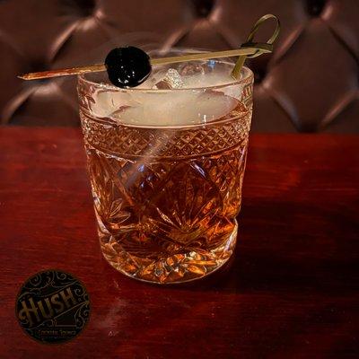 Smoked Cherry Manhattan
