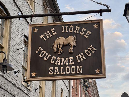 The Horse You Came In On Saloon