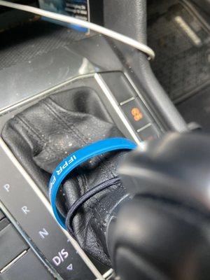 The gear shift