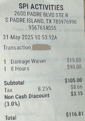 4 seater Golf Cart rental