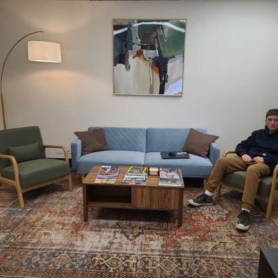 Owl & Eagle Denver Waiting Area