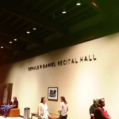Gerald R Daniel Recital Hall