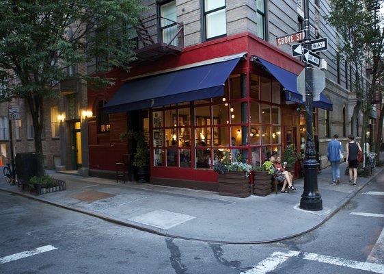 Little Owl Exterior (corner of Bedford and Grove Streets)