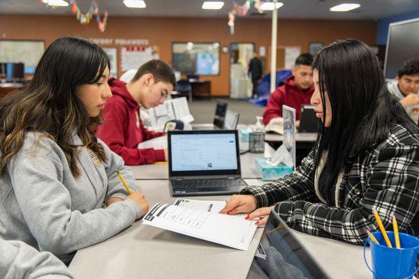 OFY offers students the opportunity to engage in a variety of learning styles such as Independent Study, Small Group classes, Online Courses