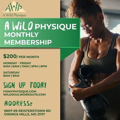 New location
New partner
Same Wild Soul Workout