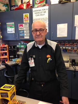 Tom has been the manager and owner of our station for 51 years and counting!