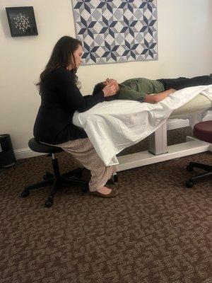 DR Anna working her magic