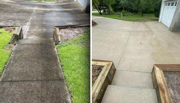 $99 Driveway Pressure Washing