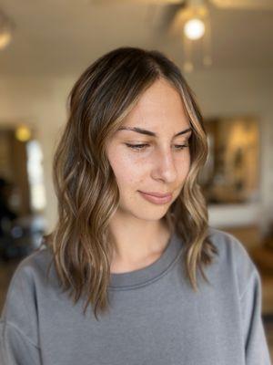 Dimensional Brunette by stylist Xandra instagram- @xanshair