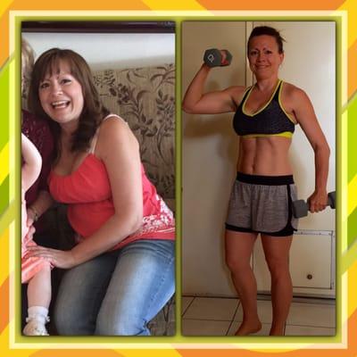 These are results from coming to the bootcamp and personal training with Roger!