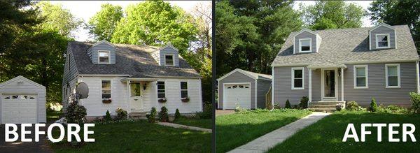 Before & After Exterior Painting in Maple Grove, MN