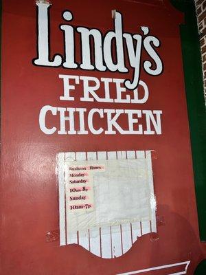 Lindy's Fried Chicken Inc