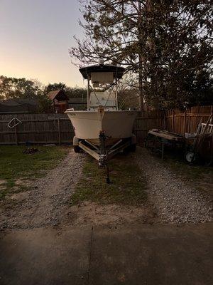 Welcome home lady boat.