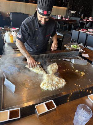 Chef Damian doing his thaaaang