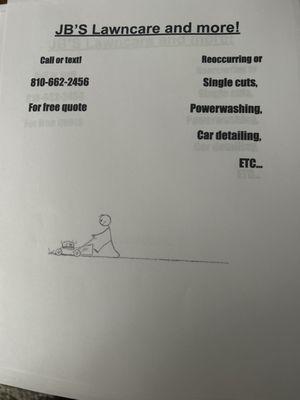 JB’S Lawncare And More