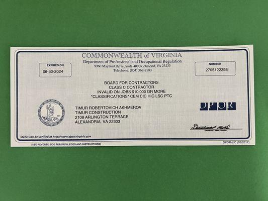 Timur Construction Drywall Repair