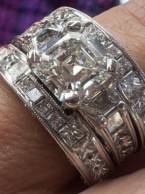 Another beautiful example of Edward's amazing artwork with these precious stones.