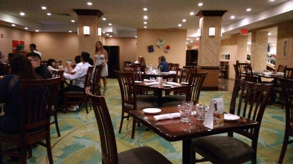 Casual Spanish influence atmosphere.