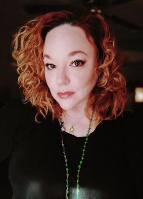 Lauren bringing my curls back to life.