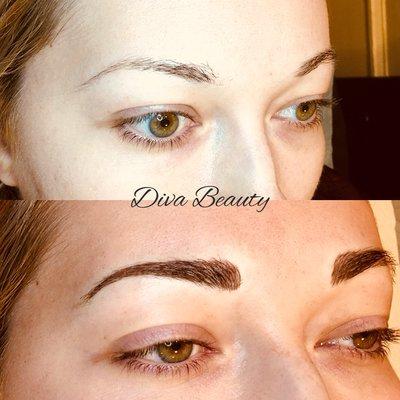 Microblading with Shading