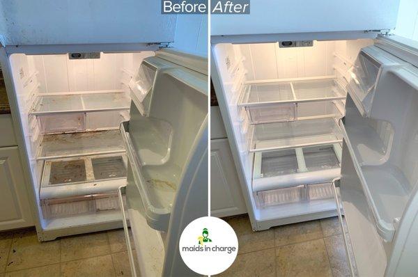 Refrigerator cleaning