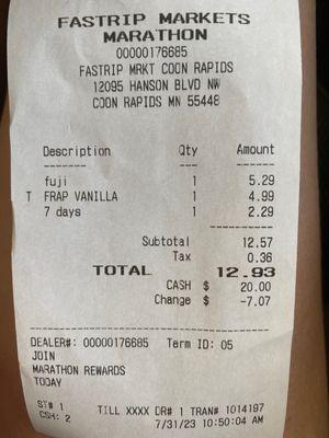 $5,29 for 1,5L of Fiji water??? The owner is fooling his costumers