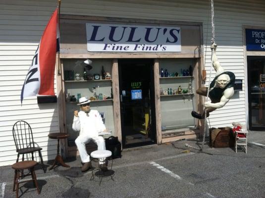 Very creative displays out front!