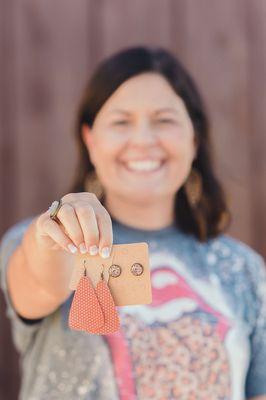 Hand-made WDesign earrings