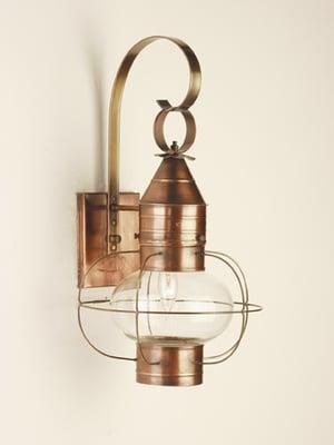 Handcrafted onion lantern, made from solid brass or solid copper. Available in 5+ finishes and 9 sizes