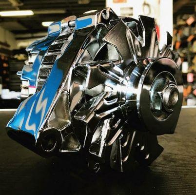 We also Build Custom, Chrome, One wire @ High Amp Alternators .