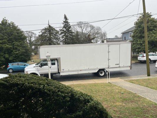 No worries about moving on a rainy day! They wrapped everything!