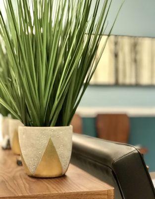 We have taken care to create a calm environment. Each office is decorated to provide the most comfortable and inviting experience.