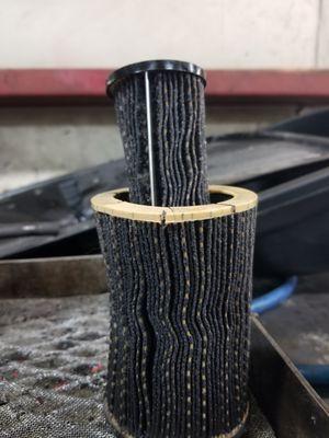 Replacing fuel filters is a good preventative habit, before this happens and you need Injectors replaced.