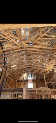 Radiant barrier roof sheething