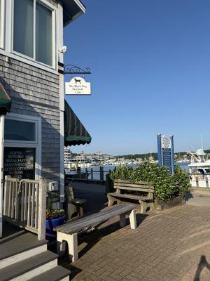 It's so easy to pop in when you're out for a sunrise stroll