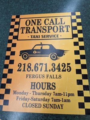 One Call Transportation