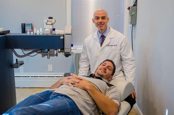 Ramin Mostafavi with baseball player Jason Marquis