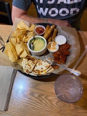 Appetizer combo platter