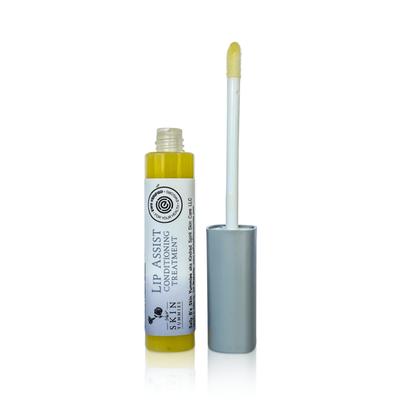 Sally B's Skin Yummies Lip Assist Conditioning Treatment is a clear lip gloss that soothes chapped lips and reduces lines around the mouth.