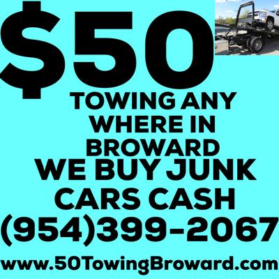 $50 Towing Service Broward County $50 Tow truck
