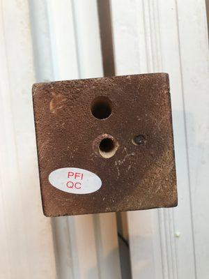 New sofa leg, broken off