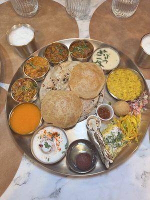Yummy shareable thali