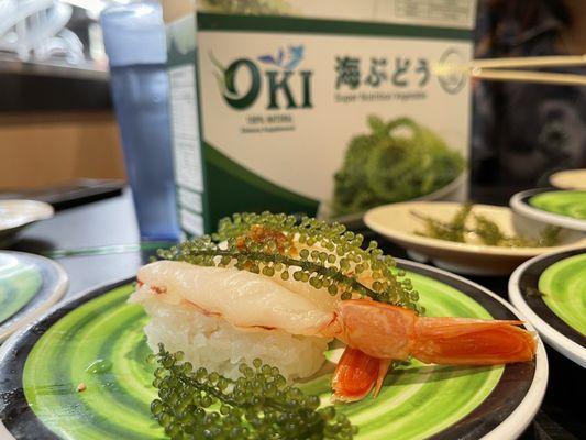 Rong nho Oki. Oki Seagrapes now is selling here at Mom's Market