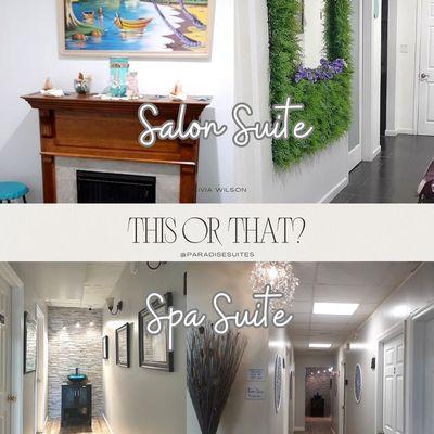 The SPA & the SALON SUITES.