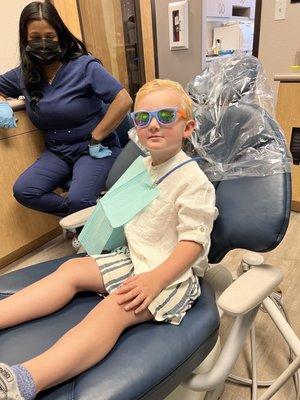 He had a blast here !