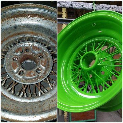 Custom Kawasaki green