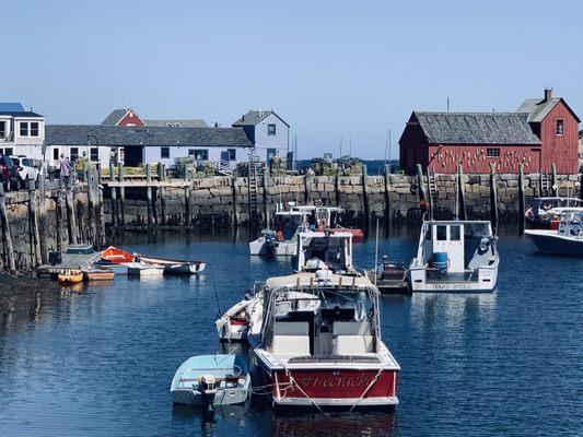 The incredible view from the outdoor seating area at Molly's.