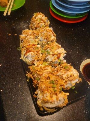 The Rocky Mountain roll was tasty