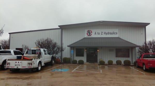 Front of A to Z Hydraulics building.